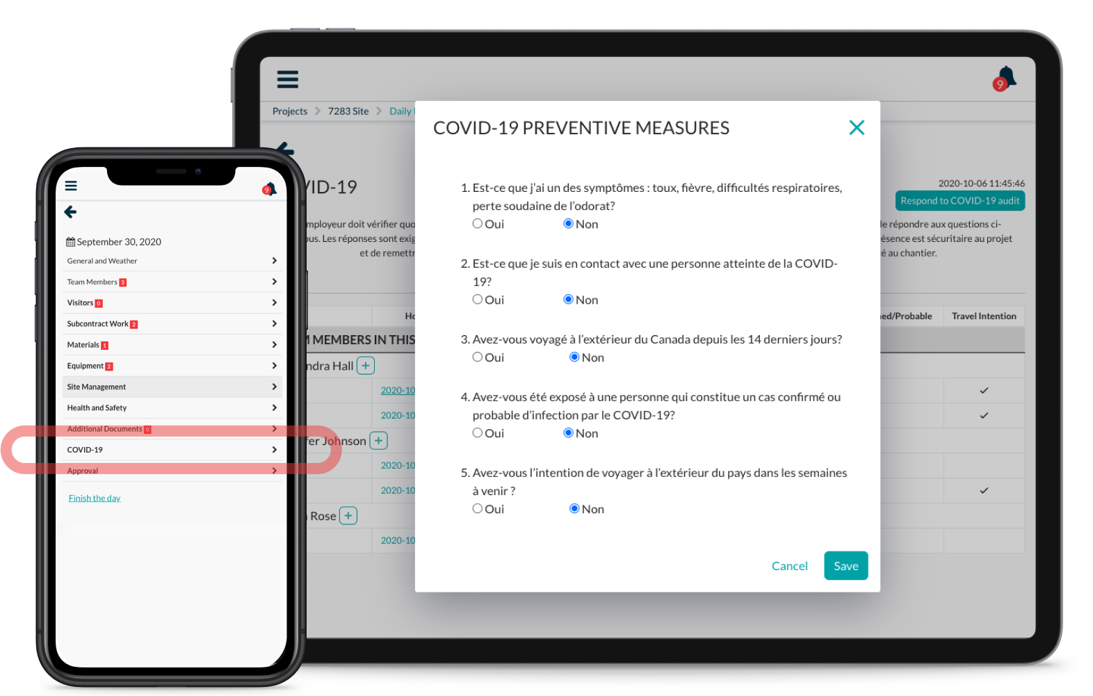 COVID-19 construction Health