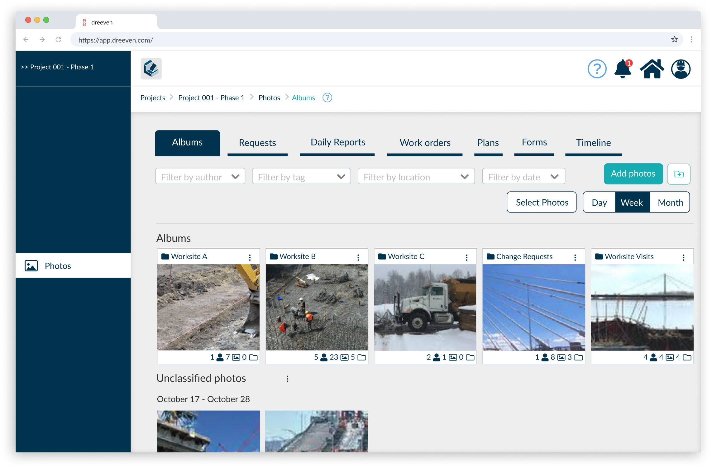Project Construction Update Visual Construction Site Photos | Visual Progress Tracking | Dreeven